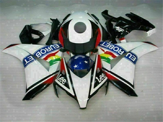 Carénage Moto Honda CBR 1000 RR 08-11 - Blanc Bleu Rouge Eurobet Lee Carénage Moto Honda CBR 1000 RR 08-11 - Blanc Bleu Rouge Eurobet Lee