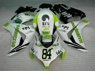 Carénage Moto Honda CBR 1000 RR 08-11 - Blanc Vert Hannspree 84 Bon Marché