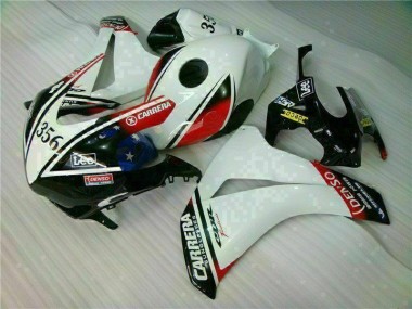 Carénage Moto Honda CBR 1000 RR 08-11 - Blanc Noir Bon Marché