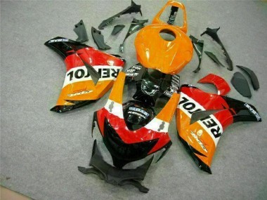 Kit Carénages Motos Honda CBR 1000 RR 08-11 - Orange Repsol Bon Marché