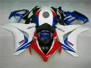 Kit Carénages Motos Honda CBR 1000 RR 08-11 - Blanc Bleu Bon Marché