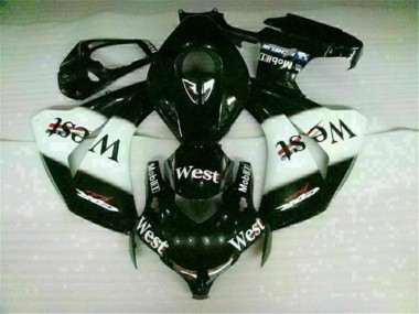 Carénage Moto Honda CBR 1000 RR 08-11 - Blanc Noir West Bon Marché