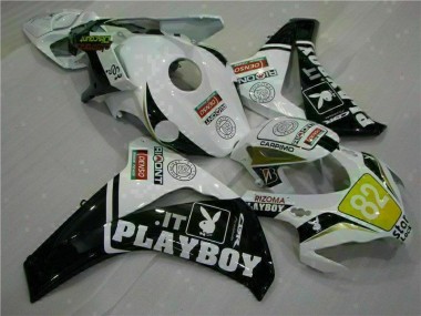 Carénage Moto Honda CBR 1000 RR 08-11 - Blanc Noir Playboy Bon Marché