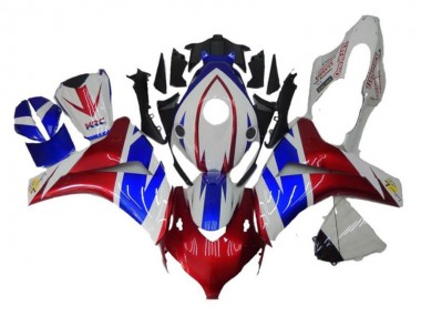 Carénage Moto Honda CBR 1000 RR 08-11 - Rouge Bleu Blanc Bon Marché
