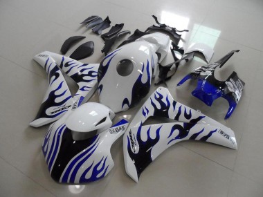 Carénage Moto Honda CBR 1000 RR 08-11 - Bleu Noir Flamme Courses Bon Marché