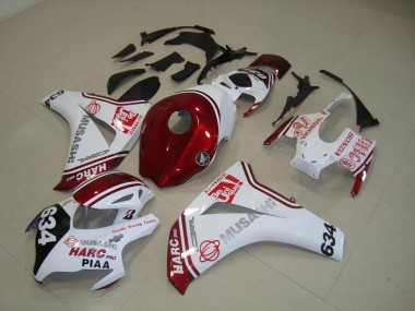 Carénage Moto Honda CBR 1000 RR 08-11 - Blanc Rouge HARC Pro PIAA 634 Bon Marché