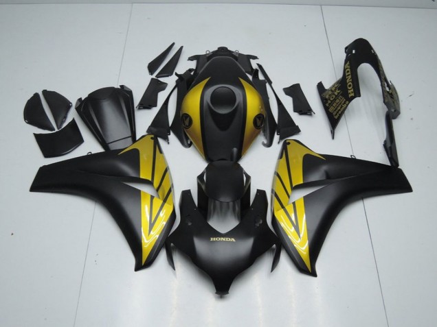 Carénage Moto Honda CBR 1000 RR 08-11 - Noir Mat et Or