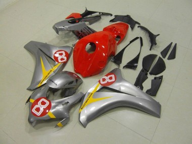 Carénage Moto Honda CBR 1000 RR 08-11 - Argent Rouge 8 Bon Marché