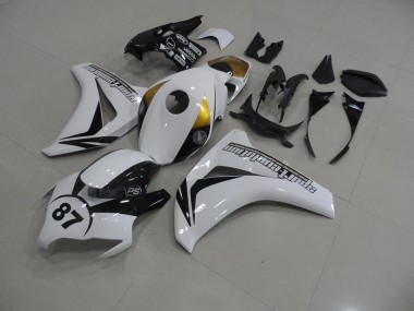 Carénage Moto Honda CBR 1000 RR 08-11 - Blanc et Noir 87 Bon Marché