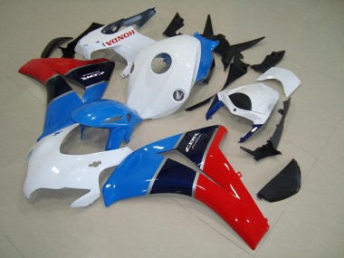 Carénage Moto Honda CBR 1000 RR 08-11 - Blanc Bleu Rouge Bon Marché