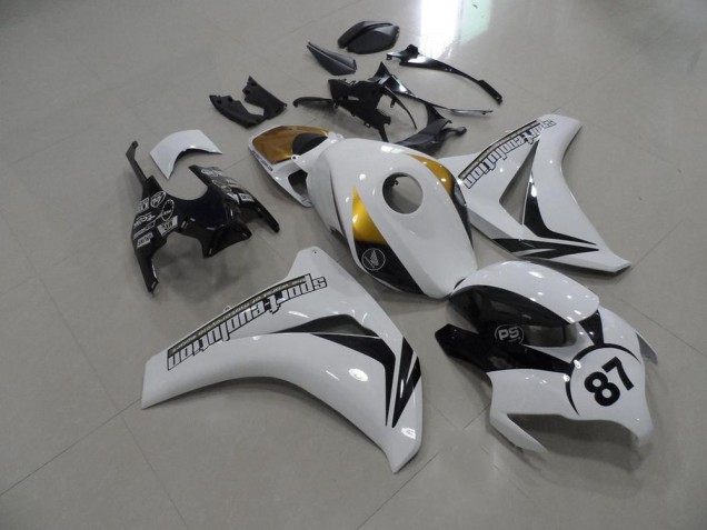 Carénage Moto Honda CBR 1000 RR 08-11 - Noir et Blanc et Or Carénage Moto Honda CBR 1000 RR 08-11 - Noir et Blanc et Or