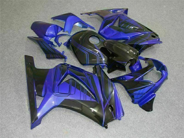 Carénages Moto Kawasaki EX250 08-12 - Noir Bleu Carénages Moto Kawasaki EX250 08-12 - Noir Bleu