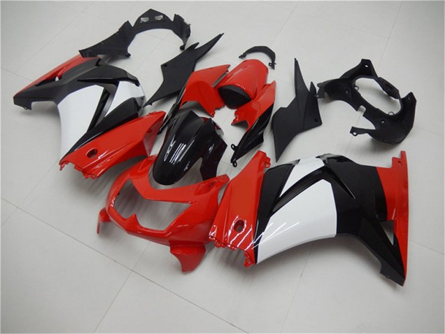 Carénage Moto Kawasaki EX250 08-12 - Rouge Noir Blanc Carénage Moto Kawasaki EX250 08-12 - Rouge Noir Blanc