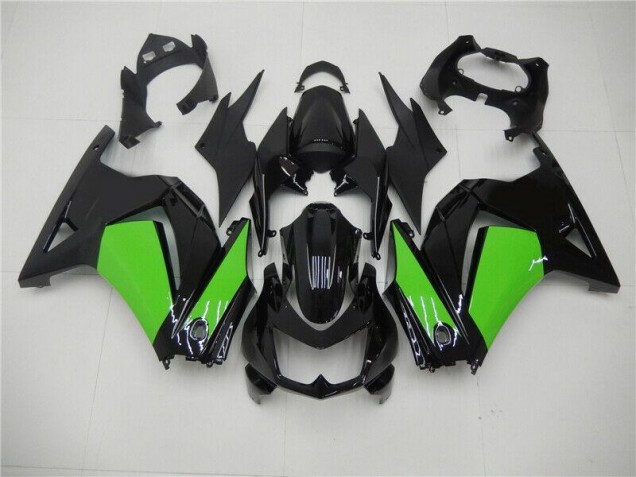 Carénages Moto Kawasaki EX250 08-12 - Noir Vert Carénages Moto Kawasaki EX250 08-12 - Noir Vert