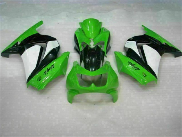 Kit Carénages Motos Complet Kawasaki EX250 08-12 - Vert Noir Ninja Kit Carénages Motos Complet Kawasaki EX250 08-12 - Vert Noir Ninja