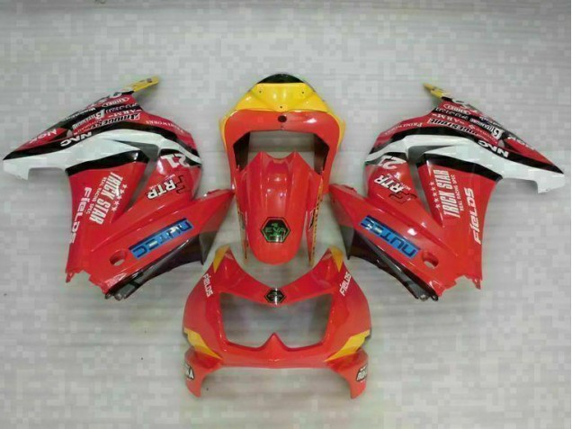 Carénage Moto Kawasaki EX250 08-12 - Rouge Jaune Carénage Moto Kawasaki EX250 08-12 - Rouge Jaune