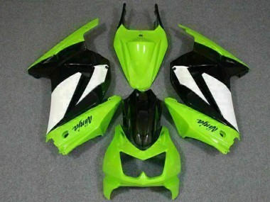 Carrosserie Moto Kawasaki EX250 08-12 - Vert Noir Ninja Bon Marché