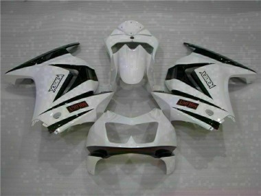 Carénage Moto Kawasaki EX250 08-12 - Blanc Noir Bon Marché