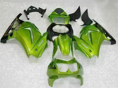 Carénage Moto Kawasaki EX250 08-12 - Vert Noir Bon Marché