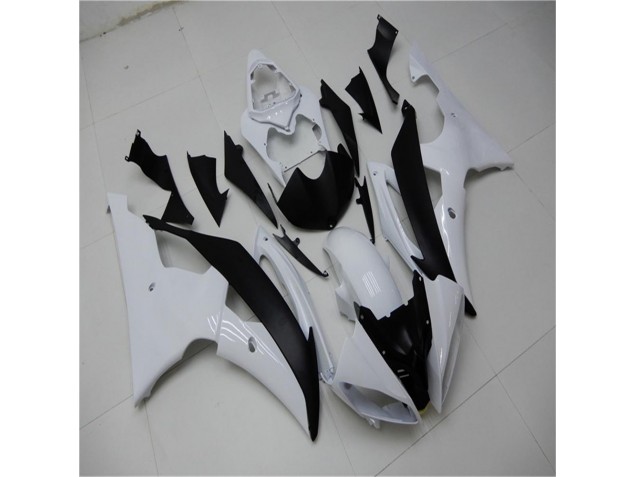 Carénages Moto & Carrosserie Yamaha R6 08-16 - Blanc Noir Carénages Moto & Carrosserie Yamaha R6 08-16 - Blanc Noir