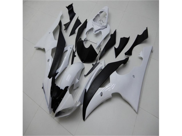 Carénages Moto & Carrosserie Yamaha R6 08-16 - Blanc Noir Carénages Moto & Carrosserie Yamaha R6 08-16 - Blanc Noir
