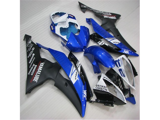 Carénage Moto Yamaha R6 08-16 - Blanc Bleu Noir Carénage Moto Yamaha R6 08-16 - Blanc Bleu Noir
