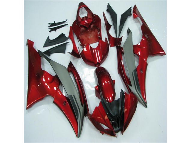 Carénage Moto Yamaha R6 08-16 - Rouge Gris Carénage Moto Yamaha R6 08-16 - Rouge Gris