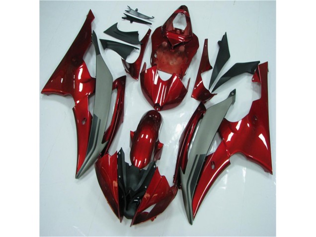 Carénage Moto Yamaha R6 08-16 - Rouge Gris Carénage Moto Yamaha R6 08-16 - Rouge Gris