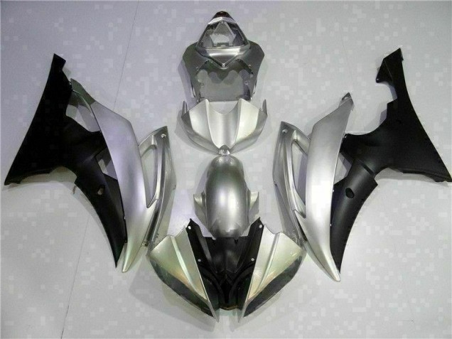 Carénage Moto Yamaha R6 08-16 - Argent Noir Carénage Moto Yamaha R6 08-16 - Argent Noir