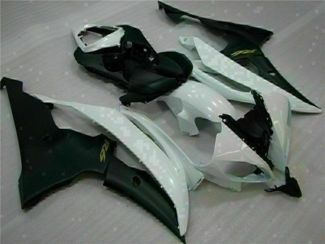 Carénages Moto Yamaha R6 08-16 - Blanc Noir Carénages Moto Yamaha R6 08-16 - Blanc Noir