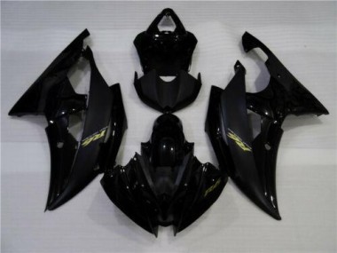 Carénage Moto Yamaha R6 08-16 - Brillant Noir Mat Bon Marché