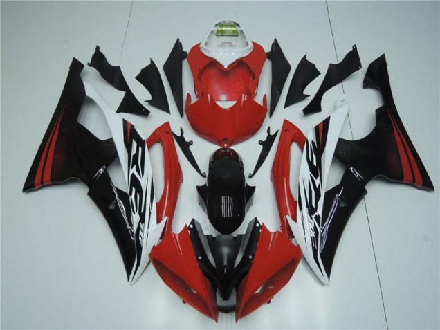 Carénages Moto Yamaha R6 08-16 - Rouge Blanc Carénages Moto Yamaha R6 08-16 - Rouge Blanc