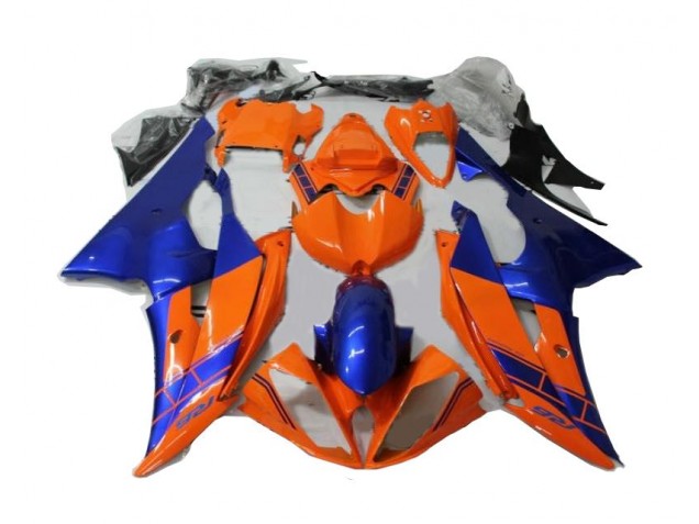 Carénage Moto Yamaha R6 08-16 - Orange Bleu Carénage Moto Yamaha R6 08-16 - Orange Bleu