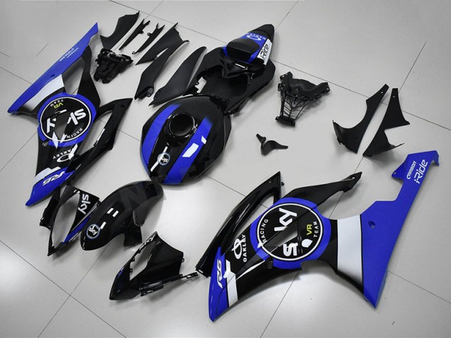 Carénage Moto Yamaha R6 08-16 - Bleu Noir Carénage Moto Yamaha R6 08-16 - Bleu Noir