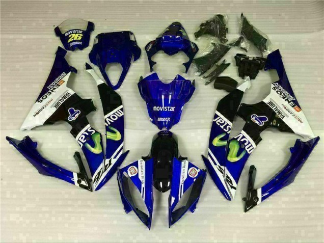 Carénages Moto Yamaha R6 08-16 - Blanc Bleu Carénages Moto Yamaha R6 08-16 - Blanc Bleu
