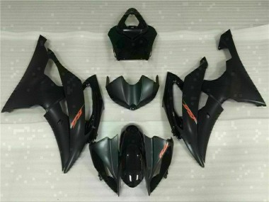 Kit Carénages Motos & Plastique Yamaha R6 08-16 - Noir Bon Marché