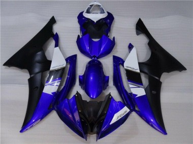 Carénages Moto Yamaha R6 08-16 - Bleu Noir Bon Marché