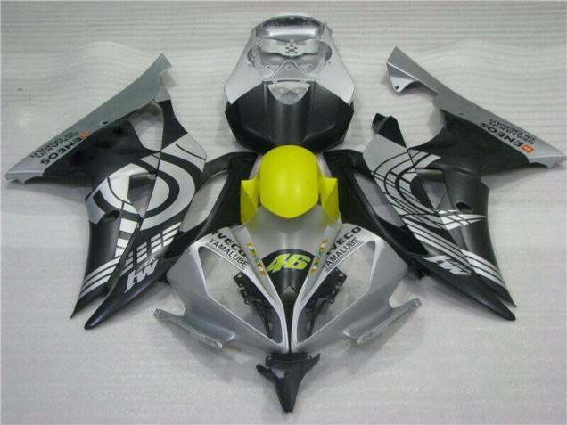Carénage Moto Yamaha R6 08-16 - Jaune Noir Argent Carénage Moto Yamaha R6 08-16 - Jaune Noir Argent