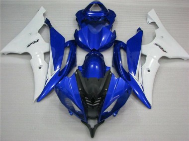 Carénage Moto Yamaha R6 08-16 - Bleu Blanc Noir Bon Marché