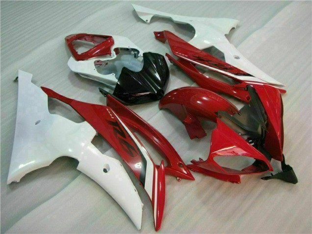 Carénage Moto Yamaha R6 08-16 - Rouge Blanc