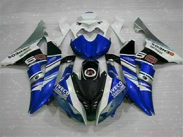 Carénage Moto Yamaha R6 08-16 - Blanc Bleu Carénage Moto Yamaha R6 08-16 - Blanc Bleu