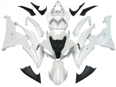 Carénage Moto Yamaha R6 08-16 - Blanc Nacré R6 Bon Marché
