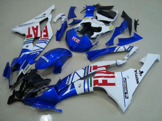 Carénage Moto Yamaha R6 08-16 - Bleu Blanc Rouge Fiat