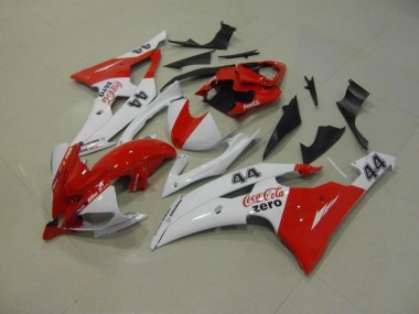 Carénage Moto Yamaha R6 08-16 - Blanc Rouge Coca Cola Zero 44 Bon Marché