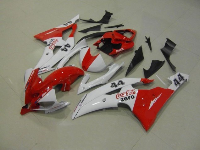 Carénage Moto Yamaha R6 08-16 - Blanc Rouge Coca Cola Zero 44 Carénage Moto Yamaha R6 08-16 - Blanc Rouge Coca Cola Zero 44