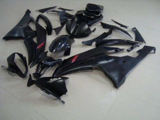 Carénage Moto Yamaha R6 08-16 - Noir Mat Noir Brillant Carénage Moto Yamaha R6 08-16 - Noir Mat Noir Brillant