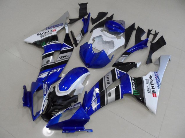 Carénage Moto Yamaha R6 08-16 - Bleu Blanc ENEOS Carénage Moto Yamaha R6 08-16 - Bleu Blanc ENEOS