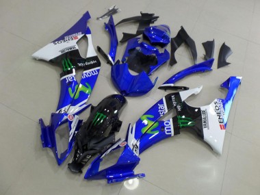 Carénages Moto Yamaha R6 08-16 - Nouveau Movistar Bon Marché
