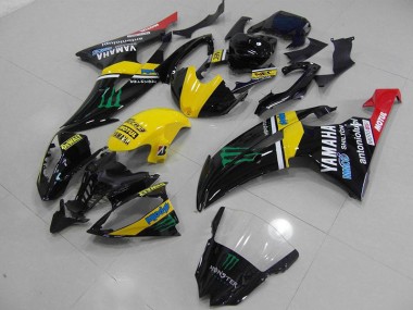 Carrosserie Moto Yamaha R6 08-16 - Jaune Monster Bon Marché