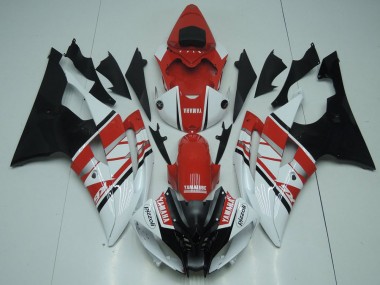 Carrosserie Moto Yamaha R6 08-16 - Rouge Blanc Noir Bon Marché